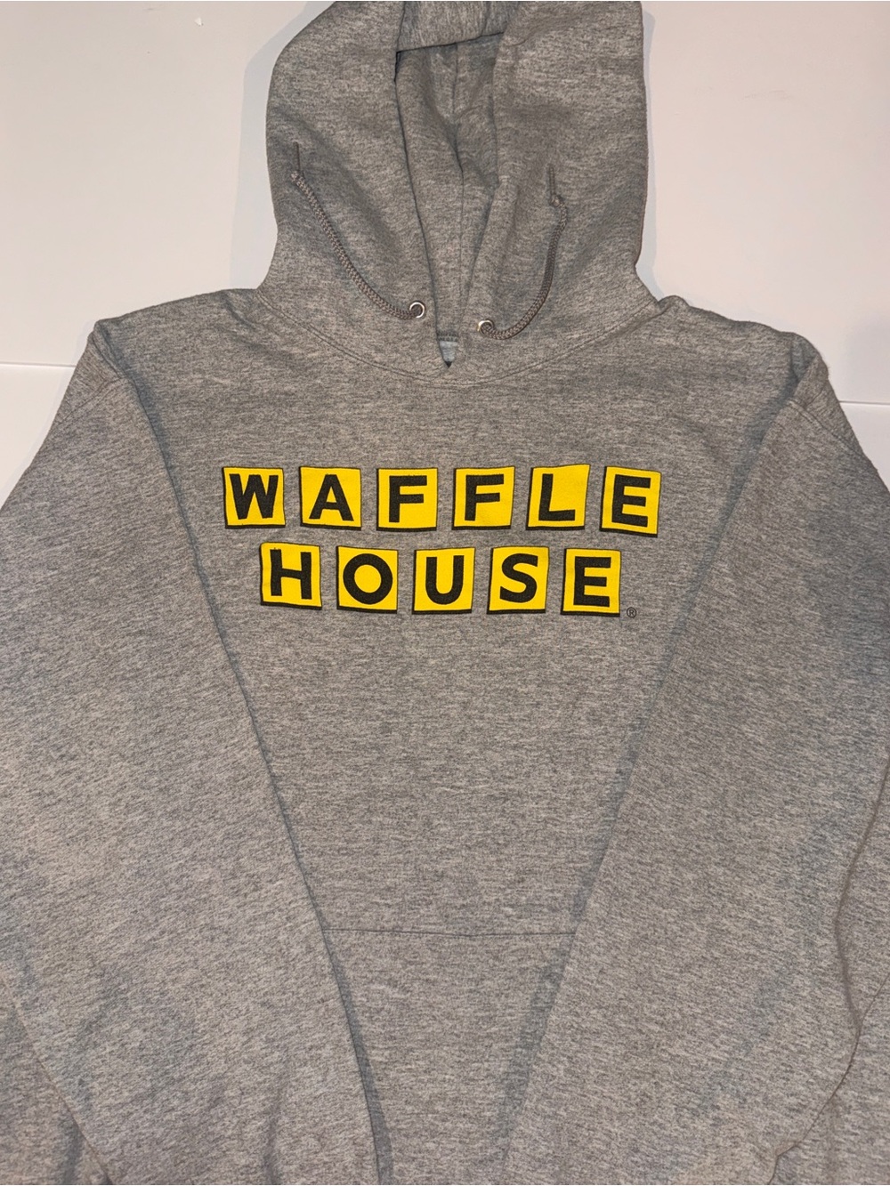 Gray Waffle House Hoodie Sweatshirt